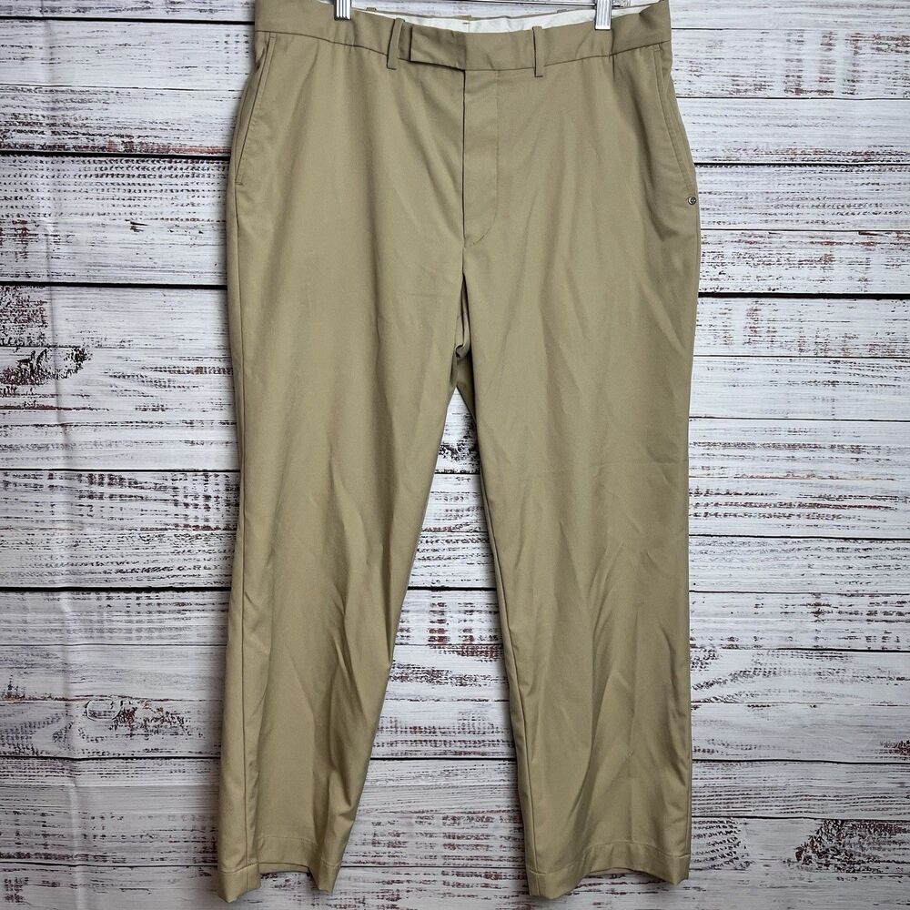 RLX Golf Pants Men's 38x30 Beige Performance Stretch Chino Ralph Lauren Athletic